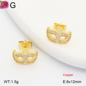 F2E402402ablb-J202  Fashion Copper Earrings