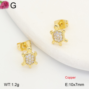 F2E402403ablb-J202  Fashion Copper Earrings