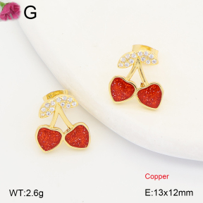 F2E402404ablb-J202  Fashion Copper Earrings