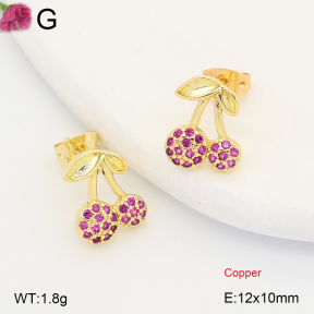 F2E402405ablb-J202  Fashion Copper Earrings
