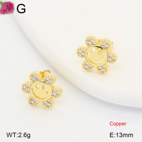 F2E402406ablb-J202  Fashion Copper Earrings