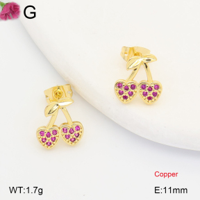 F2E402407ablb-J202  Fashion Copper Earrings