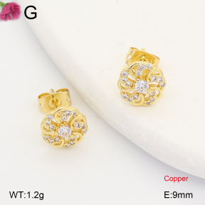 F2E402409ablb-J202  Fashion Copper Earrings
