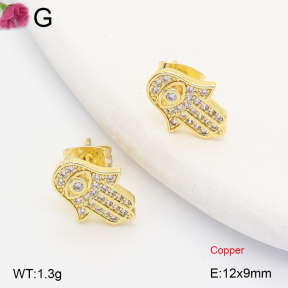 F2E402411ablb-J202  Fashion Copper Earrings