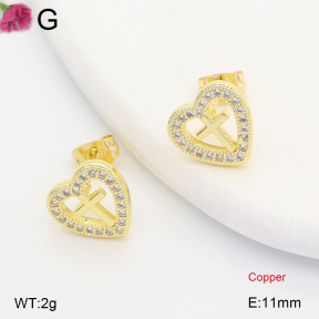 F2E402413ablb-J202  Fashion Copper Earrings