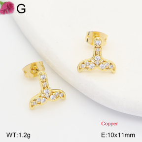 F2E402417ablb-J202  Fashion Copper Earrings