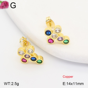 F2E402418ablb-J202  Fashion Copper Earrings