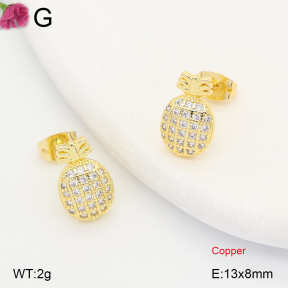 F2E402421ablb-J202  Fashion Copper Earrings