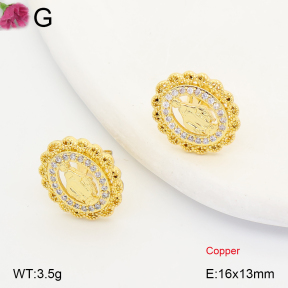 F2E402422ablb-J202  Fashion Copper Earrings