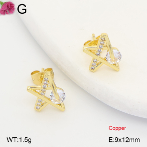 F2E402425ablb-J202  Fashion Copper Earrings