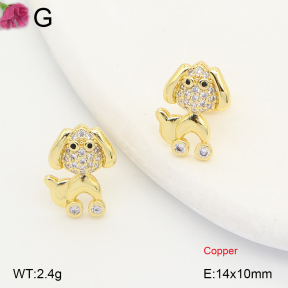 F2E402429ablb-J202  Fashion Copper Earrings