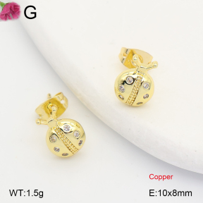 F2E402430ablb-J202  Fashion Copper Earrings