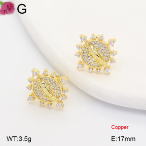 F2E402433ablb-J202  Fashion Copper Earrings