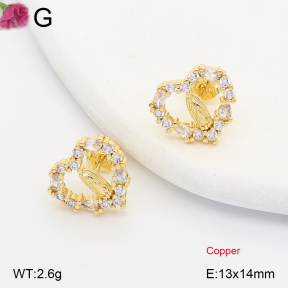 F2E402434ablb-J202  Fashion Copper Earrings