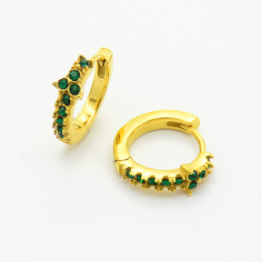 6E4003781vhmv-106D  Czech Stones,Handmade Polished  E:15mm  Stainless Steel Earrings
