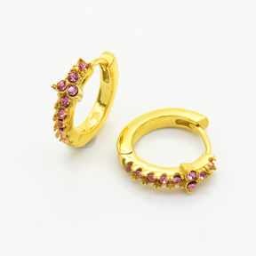 6E4003783vhmv-106D  Czech Stones,Handmade Polished  E:15mm  Stainless Steel Earrings