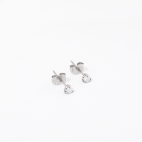 GEE001068bhio-700  Synthetic Opal,Handmade Polished  E:4mm  Stainless Steel Earrings