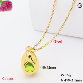 F6N410005vail-L017  Fashion Copper Necklace