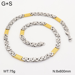 2N2009658bhva-452  Stainless Steel Necklace