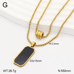 2N4005812aako-413  Stainless Steel Necklace