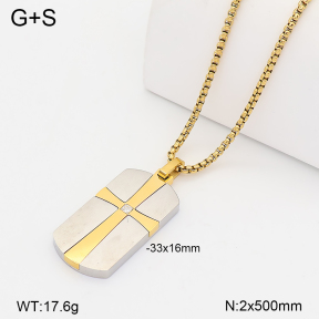 2N4005836bbov-749  Stainless Steel Necklace