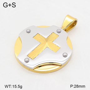 2P2006819vhha-436  Stainless Steel Pendant