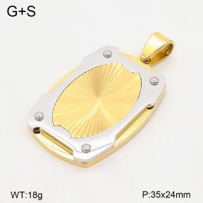 2P2006825vhha-436  Stainless Steel Pendant