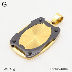 2P2006827vhhl-436  Stainless Steel Pendant
