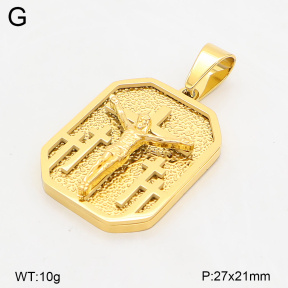 2P2006828abol-436  Stainless Steel Pendant