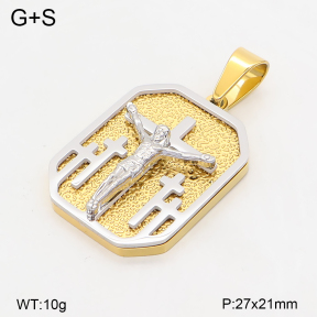 2P2006831abol-436  Stainless Steel Pendant