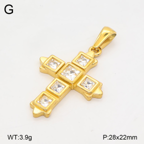 2P4001923bbov-367  Stainless Steel Pendant