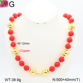 F2N300651ahlv-J111  Fashion Copper Necklace