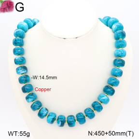 F2N300654vhkb-J111  Fashion Copper Necklace