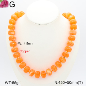 F2N300660vhkb-J111  Fashion Copper Necklace