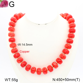 F2N300661vhkb-J111  Fashion Copper Necklace