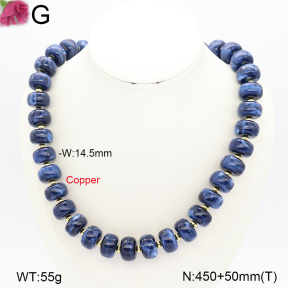 F2N300662vhkb-J111  Fashion Copper Necklace