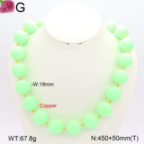 F2N300682vhkb-J111  Fashion Copper Necklace