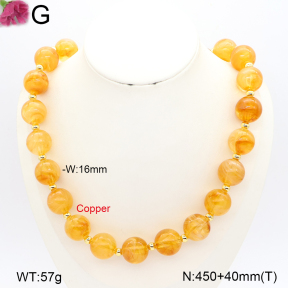 F2N300685vhkb-J111  Fashion Copper Necklace