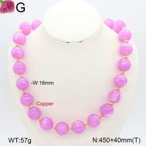 F2N300690vhkb-J111  Fashion Copper Necklace