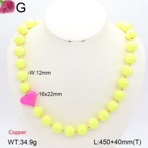 F2N300718bhia-J111  Fashion Copper Necklace