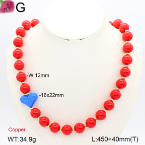 F2N300720bhia-J111  Fashion Copper Necklace