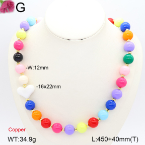 F2N300722bhia-J111  Fashion Copper Necklace