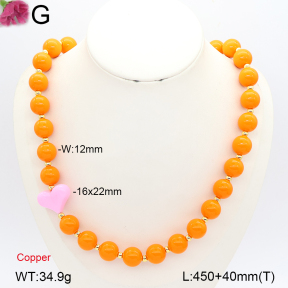 F2N300726bhia-J111  Fashion Copper Necklace
