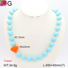 F2N300727bhia-J111  Fashion Copper Necklace