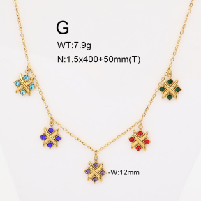 2N4005848bhbl-669  Stainless Steel Necklace