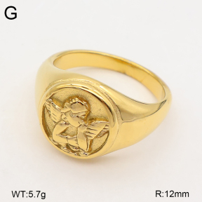 2R2002584bbov-422  6-8#  Stainless Steel Ring