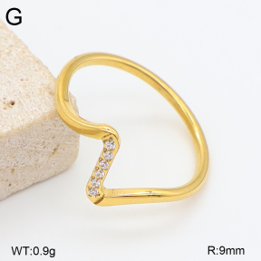 2R4002349bbov-422  6-8#  Stainless Steel Ring