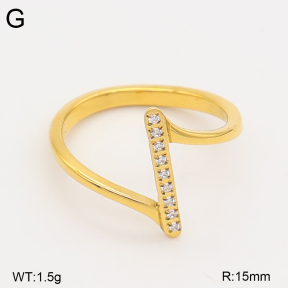 2R4002352bbov-422  6-8#  Stainless Steel Ring