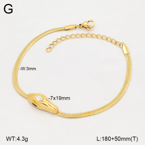 2B4006440ablb-749  Stainless Steel Bracelet