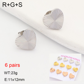 2E2007527vhnl-436  Stainless Steel Earrings